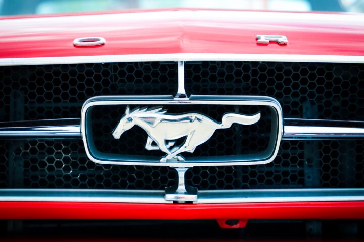 Classic Ford Mustang Grille Horse