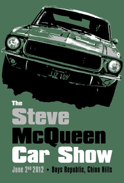 The Friends of Steve McQueen Car Show Poster