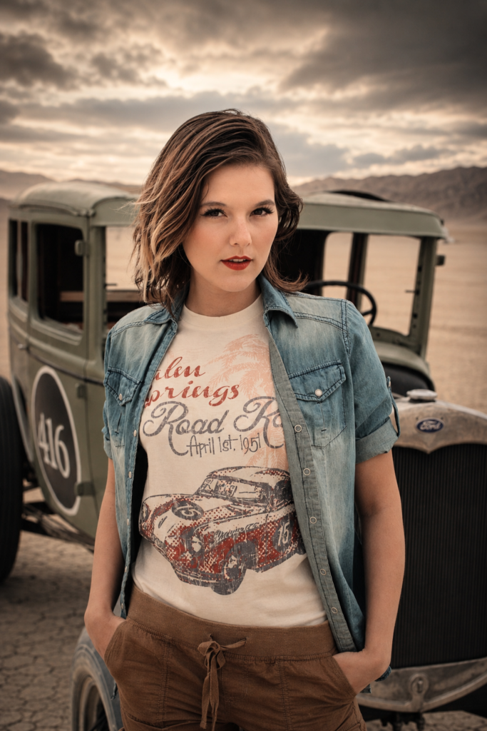 Car Girl: El Mirage With Anemone