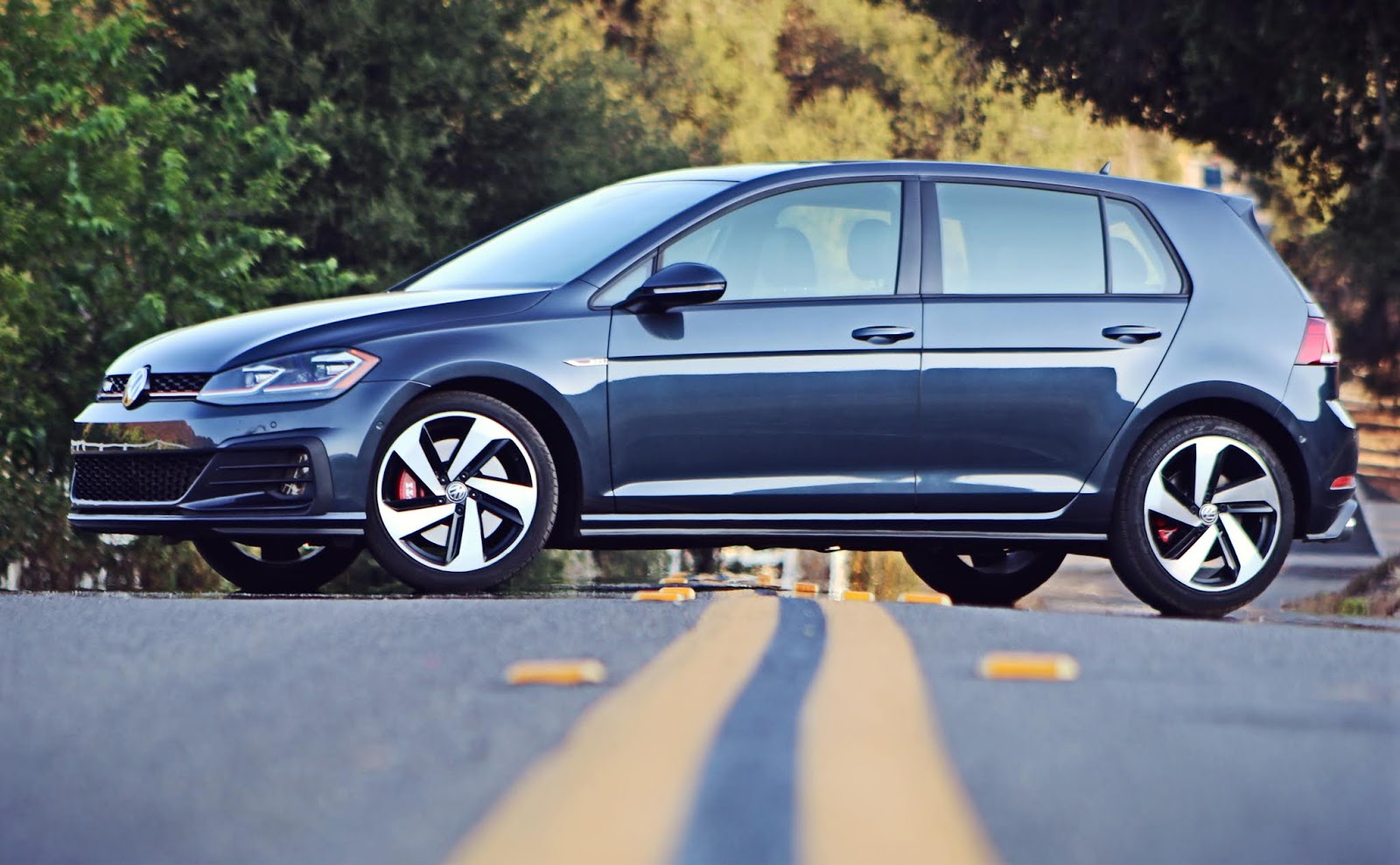 The Autobahn edition is the top-tier trim package for the Golf GTI, this one as equipped, came out to just over $37,000 including destination charges. That is a full $10,000 more than the base GTI and $17,000 more than a standard Golf. But while that may seem like a lot for a small hatchback, the Autobahn has a lot to offer.