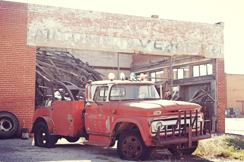 Chillicothe Texas Abandoned Tow Truck