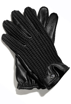  Autodromo Stringback Driving Gloves in Black