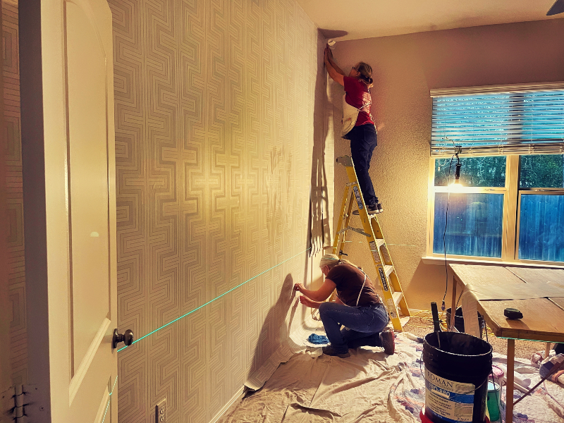 Santa Fe Inspired Bedroom Makeover With Bold Wallpaper And Custom Furniture