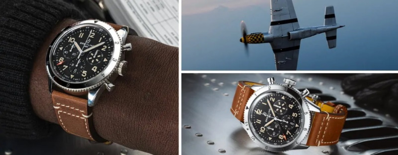 Breitling Super AVI Collection Inspired By WWII Warbirds P51