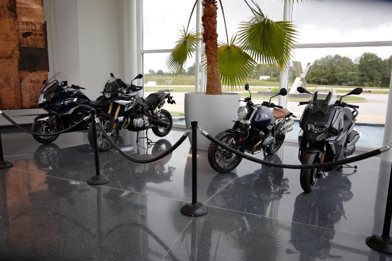 BMW Motorcycles at BMW Museum in South Carolina