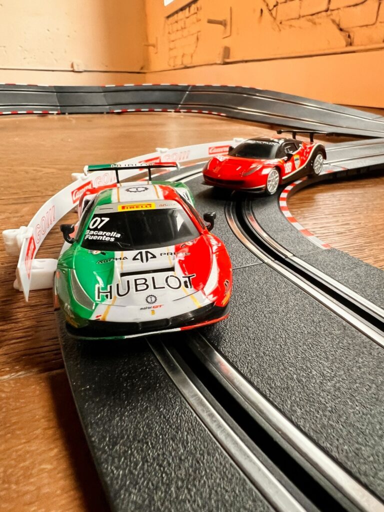 A Rainy Day, A Carrera GO!!! Slot Car Set, And The Best Office Setup Ever