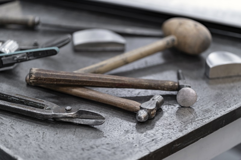 Tools at Aston Martin classic works