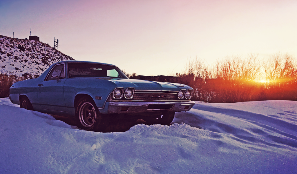 Winter on Route 66 El Camino