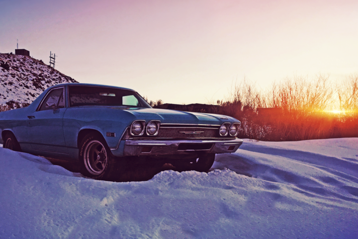 Winter on Route 66 El Camino