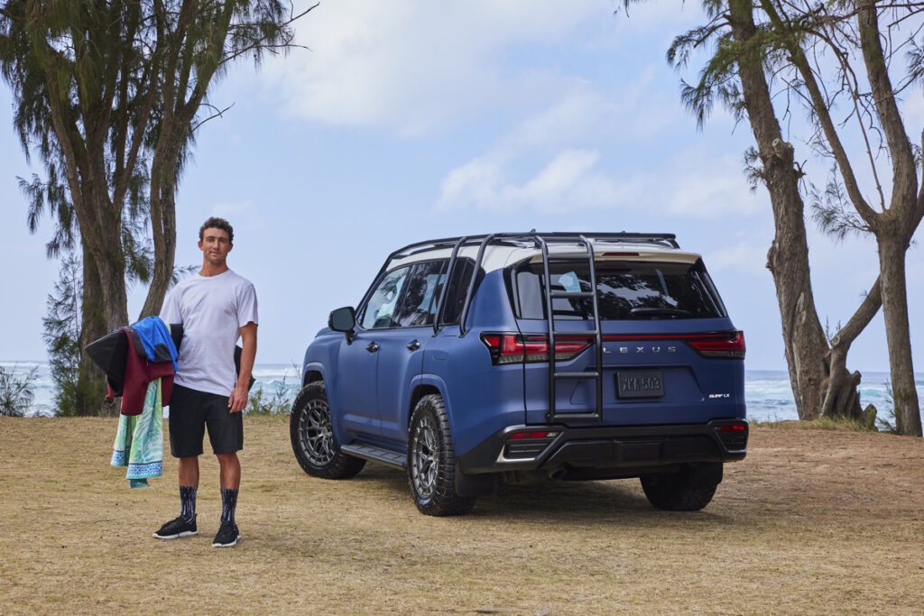 The Lexus Surf LX Concept with professional surfer Griffin Colapinto