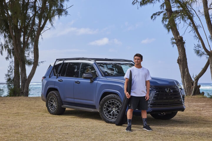 The Lexus Surf LX Concept with professional surfer Griffin Colapinto