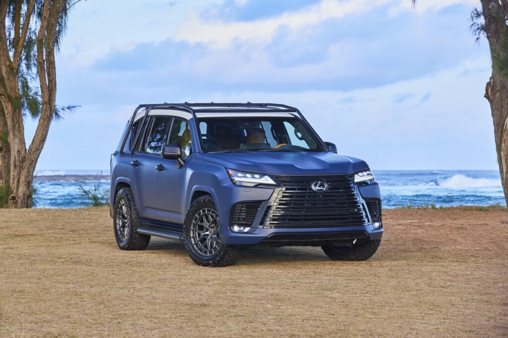 The Lexus Surf LX Concept front view