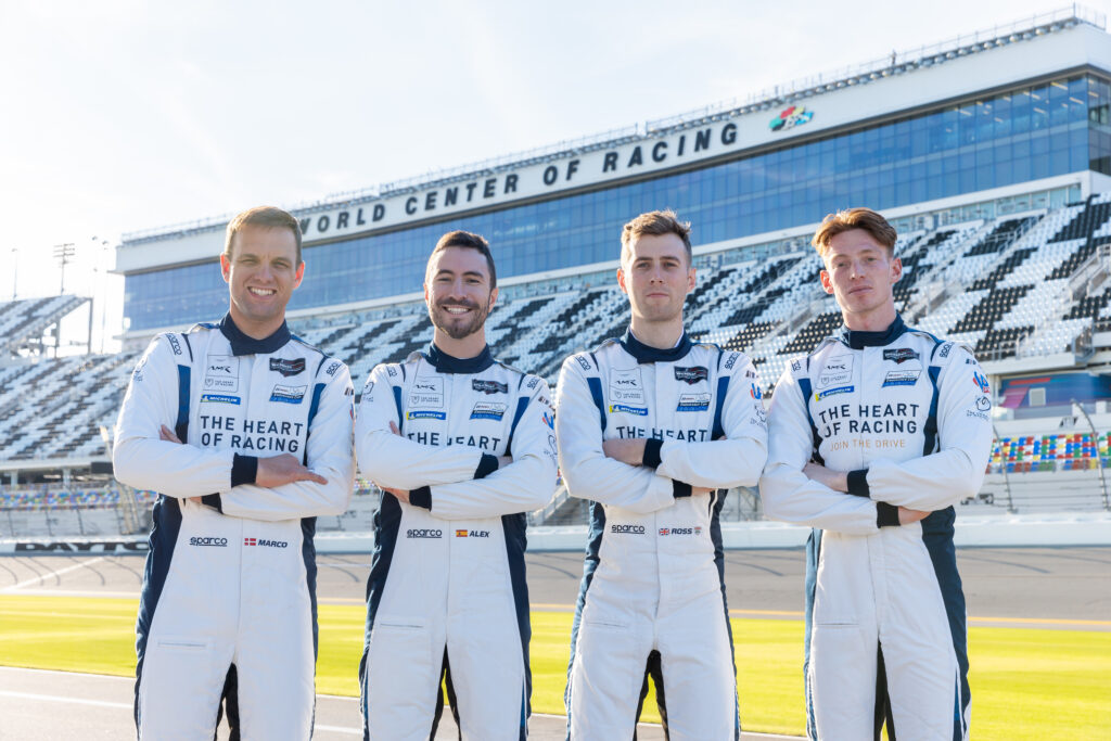 Aston Martin Vantage GT3 Takes Center Stage At The Rolex 24 At Daytona. Featuring DriversMarco Sorensen, Alex Riberas, Ross Gunn, Roman de Angelis