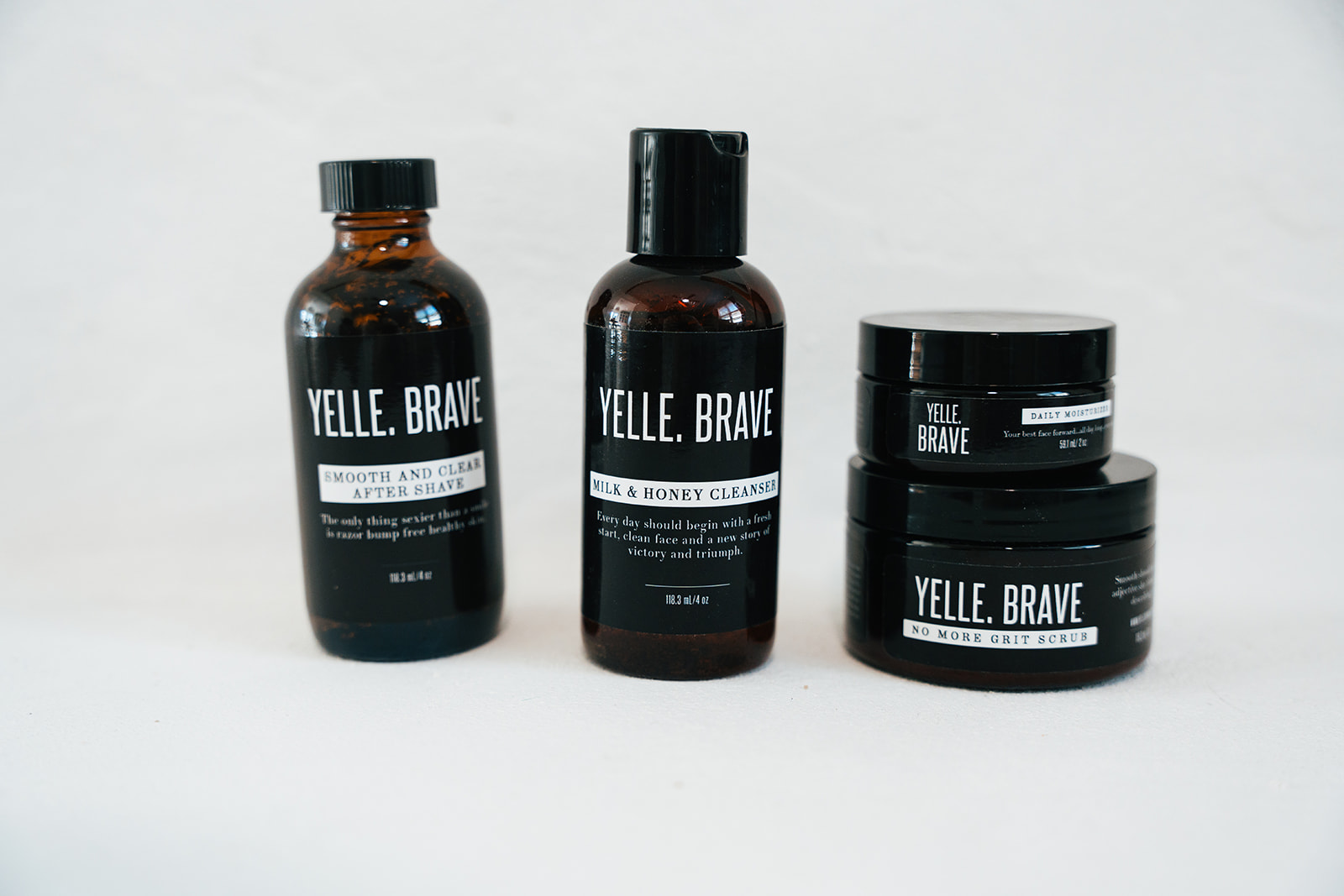 The YELLE Brave Essential 4-Piece System: Perfect Skincare Solutions for Men