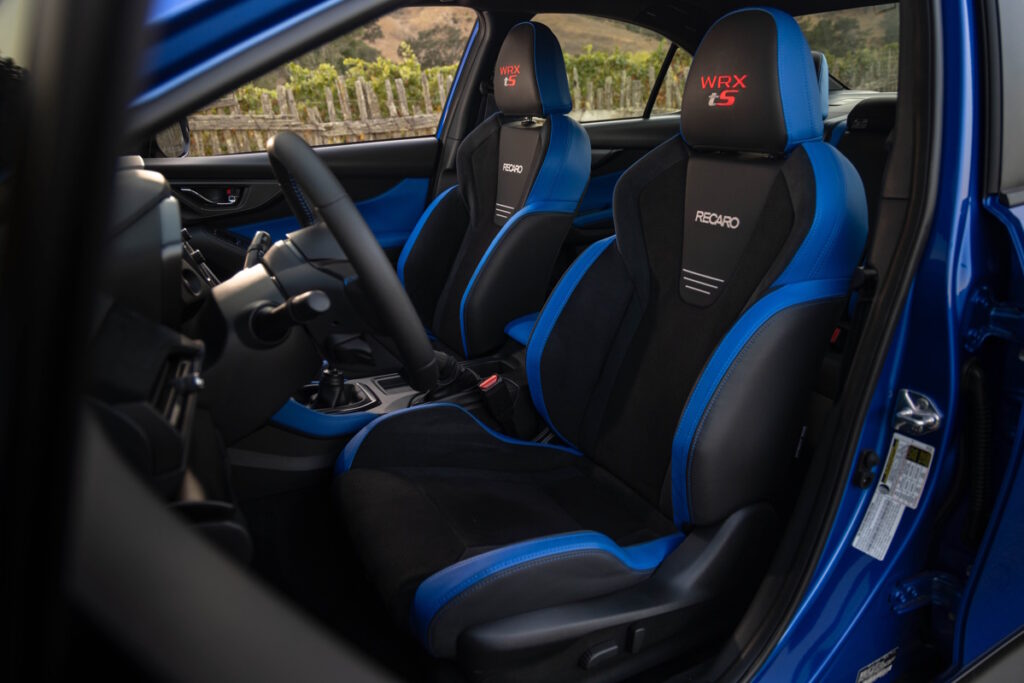 Subaru WRX tS by STI Recaro Bucket Seats