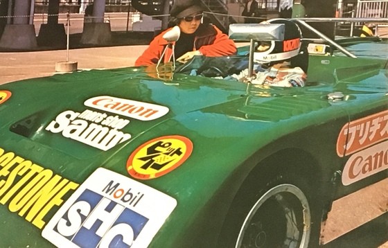 Hiroshi Kazato Driving Chevron B23