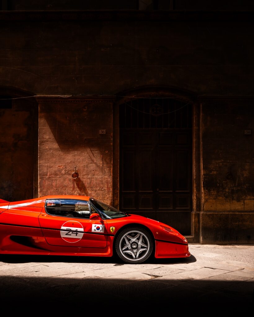 Legacy in Motion: Chasing The F50 Legacy Tour Across Tuscany