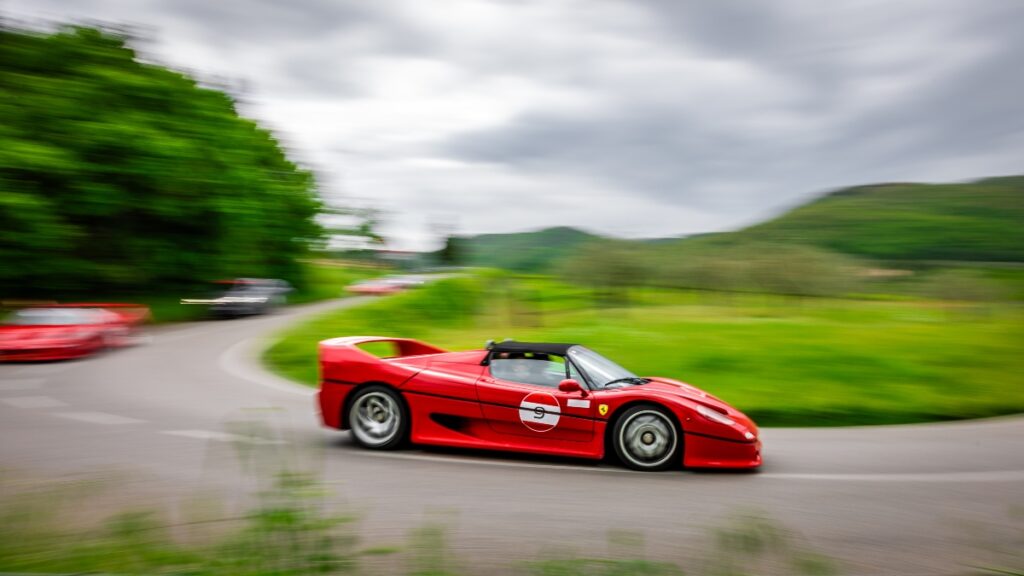 Legacy in Motion: Chasing The F50 Legacy Tour Across Tuscany