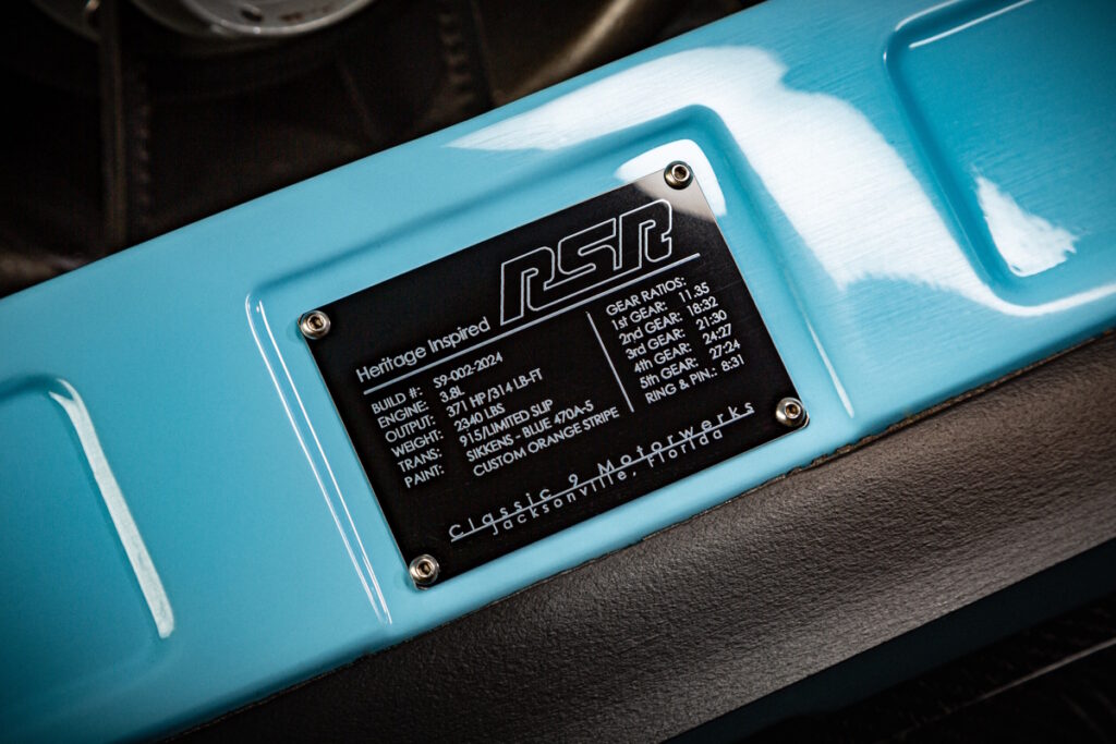 Classic 9 Heritage Inspired RSR