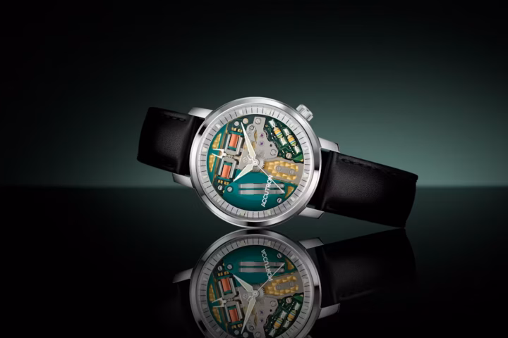 Accutron revives its iconic humming movement with the all-new Spaceview 314, a hand-assembled tribute to 1960s innovation, reimagined for the modern collector. With sleek engineering and a price tag to match, this timepiece hums with heritage.
