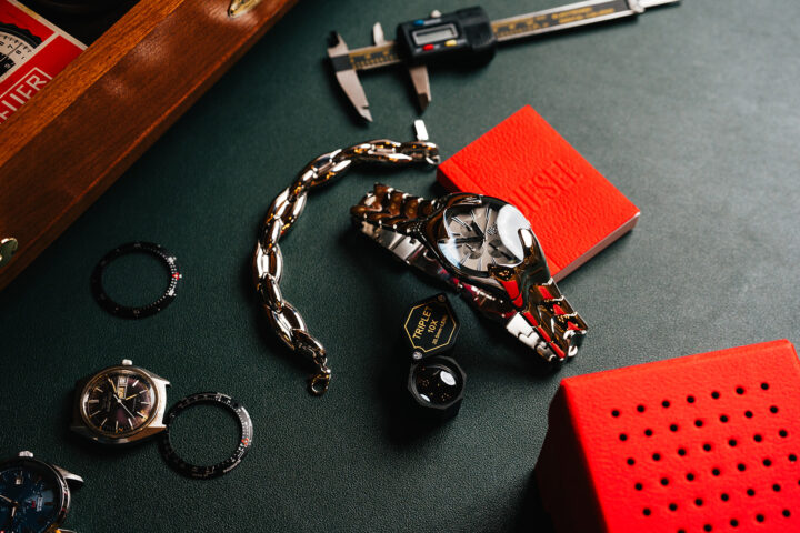 Diesel’s bold new watch and bracelet combo brings industrial edge and unapologetic style to your wrist.