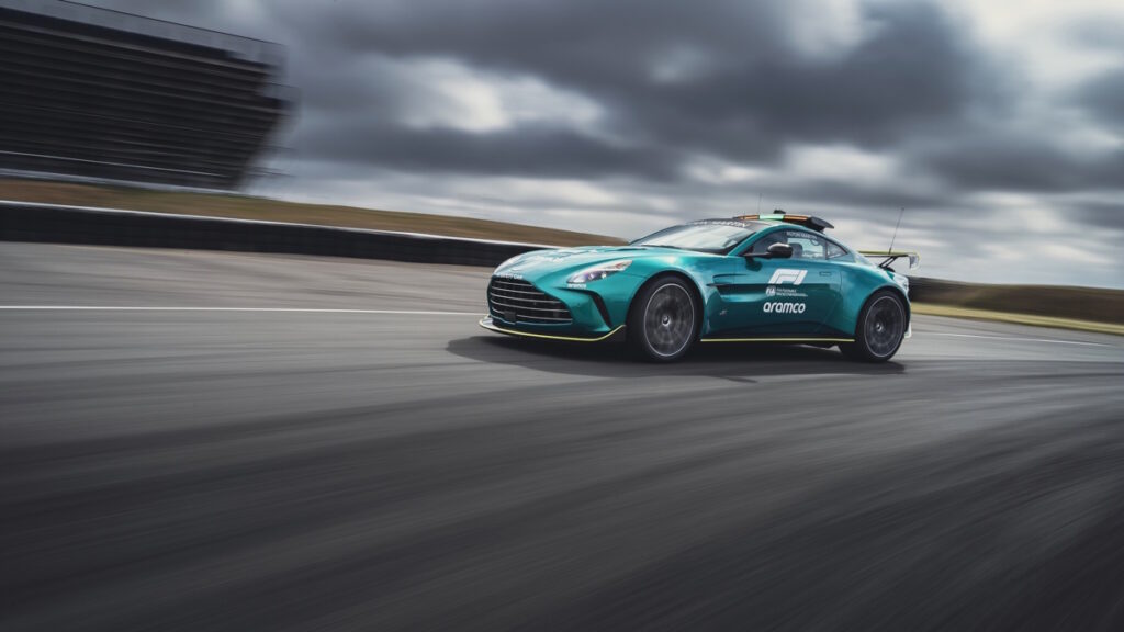 First Look: Aston Martin Vantage S Safety Car Debuts In Formula 1