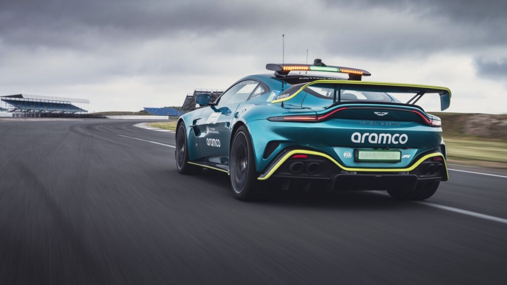 First Look: Aston Martin Vantage S Safety Car Debuts In Formula 1