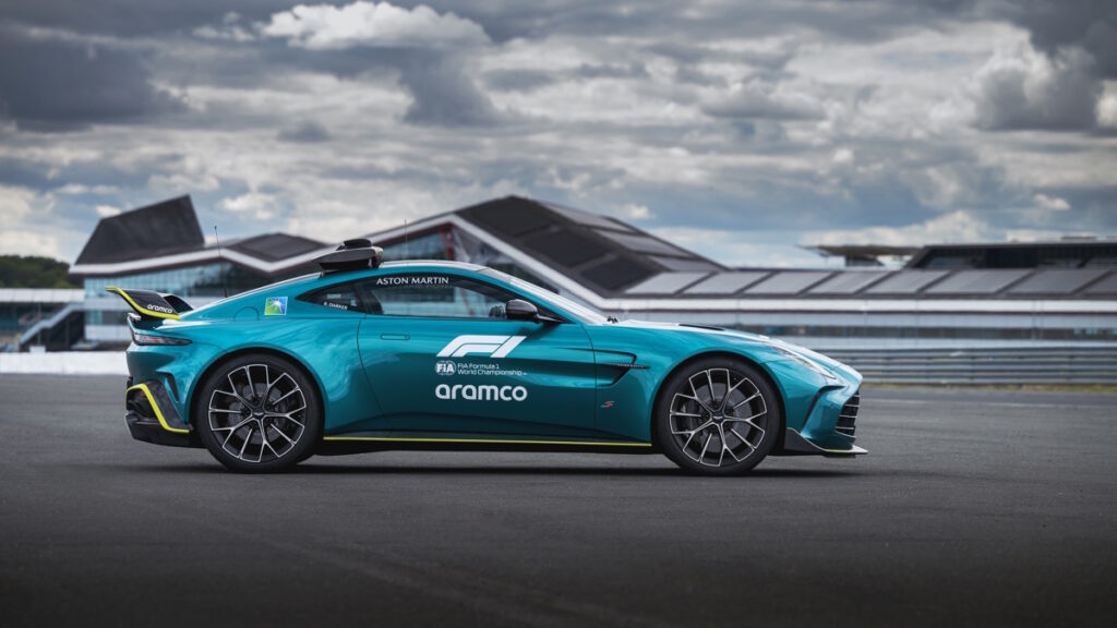 First Look: Aston Martin Vantage S Safety Car Debuts In Formula 1