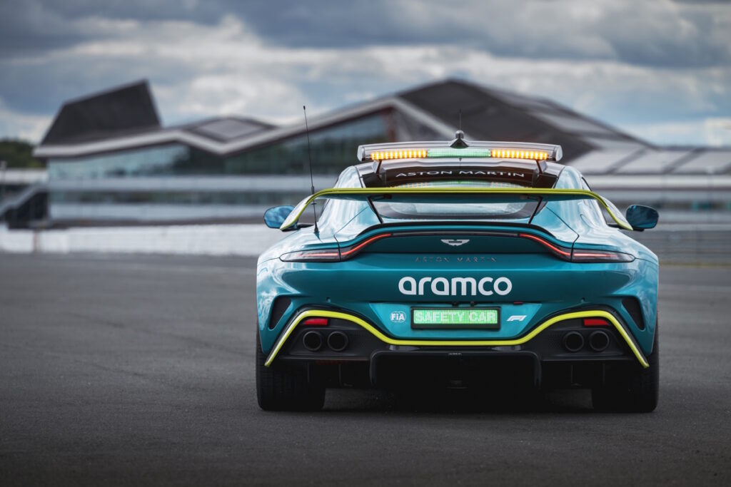 First Look: Aston Martin Vantage S Safety Car Debuts In Formula 1