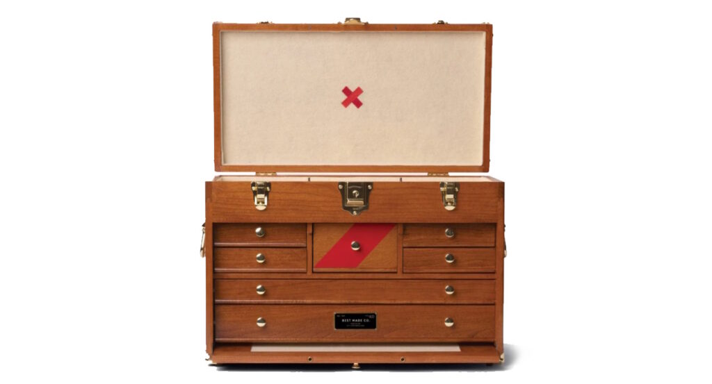 The Return Of Best Made: Peter Buchanan-Smith Picks Up The Axe Again Gerstner and sons Founders Chest