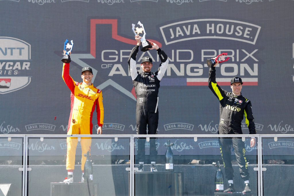 Honda dominates inaugural NTT INDYCAR SERIES Arlington Grand Prix
