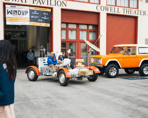 Lunar Rover Replica on site to promote the new Bulova Lunar Pilot Blackhole