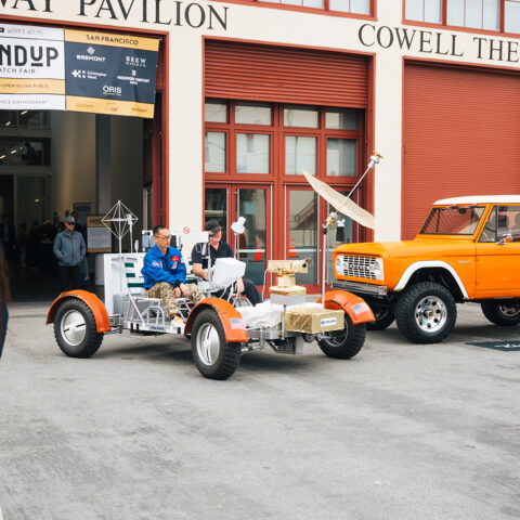 Lunar Rover Replica on site to promote the new Bulova Lunar Pilot Blackhole