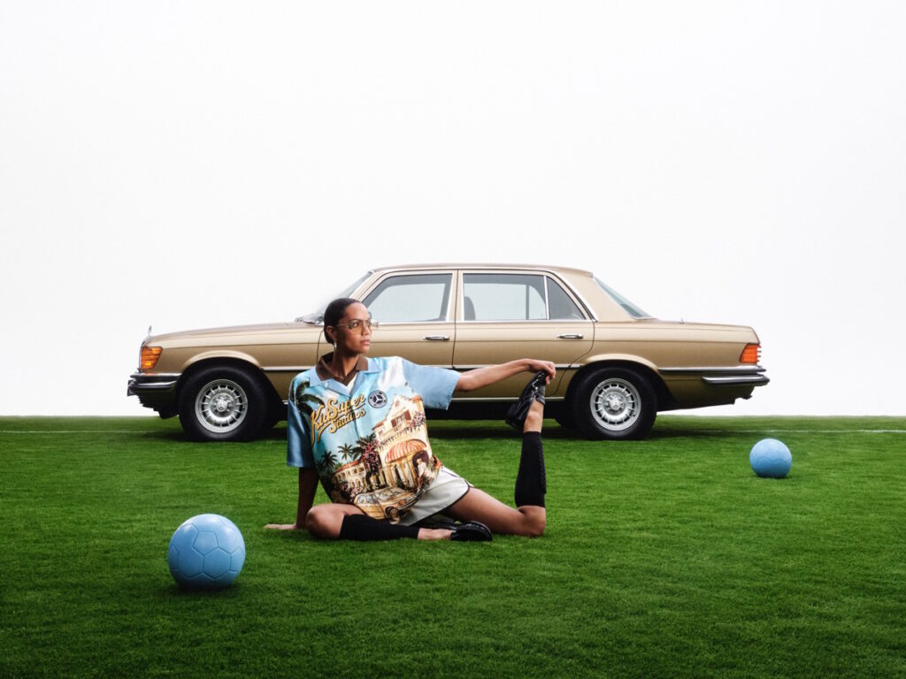 Kick it Like Colm Dillane: Mercedes-Benz and KidSuper Are Inspired by Automotive Heritage and Soccer Culture
