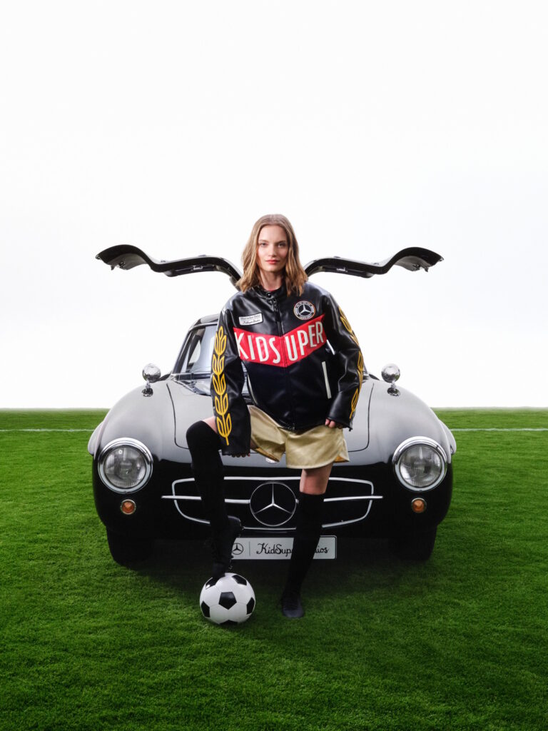 Kick it Like Colm Dillane: Mercedes-Benz and KidSuper Are Inspired by Automotive Heritage and Soccer Culture
