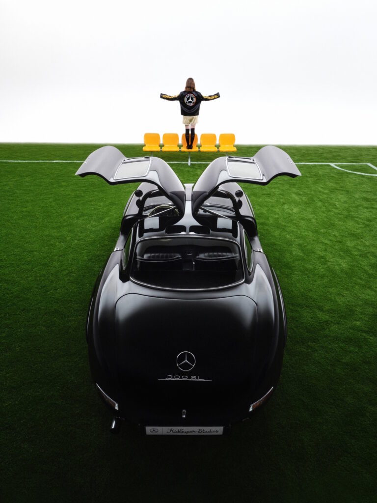 Kick it Like Colm Dillane: Mercedes-Benz and KidSuper Are Inspired by Automotive Heritage and Soccer Culture
