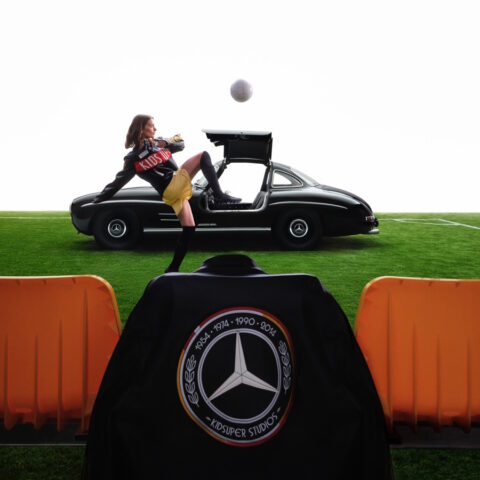 Kick it Like Colm Dillane: Mercedes-Benz and KidSuper Are Inspired by Automotive Heritage and Soccer Culture