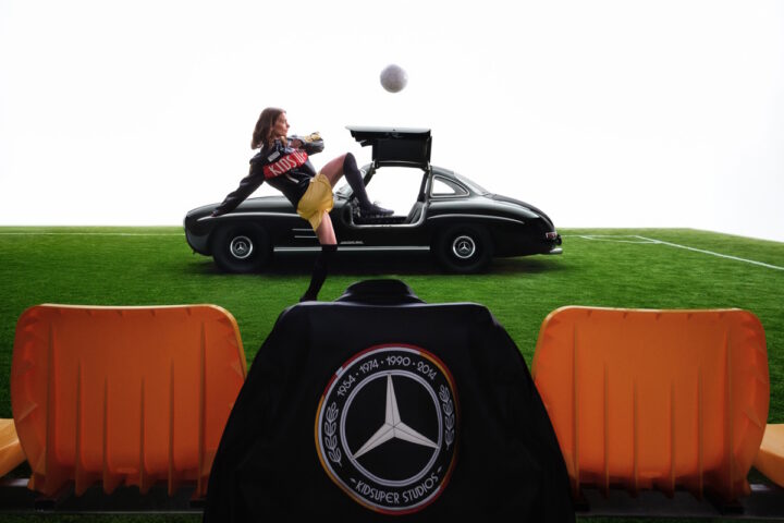 Kick it Like Colm Dillane: Mercedes-Benz and KidSuper Are Inspired by Automotive Heritage and Soccer Culture