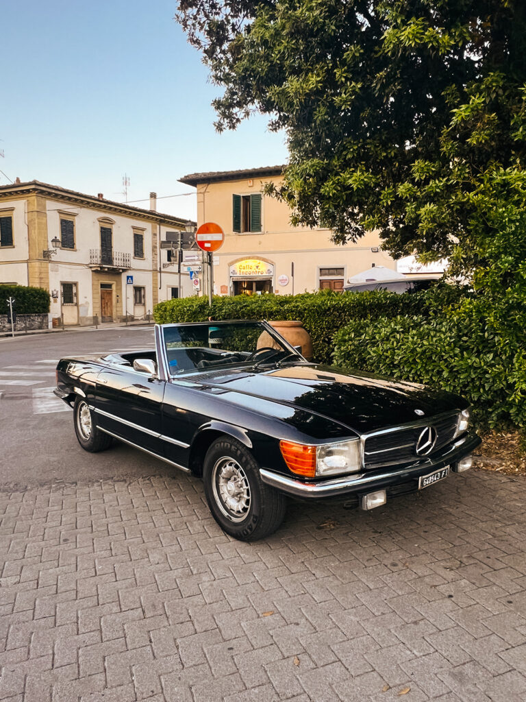 Tuscan Road Trip classic Mercedes