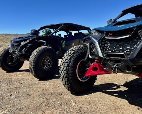 Behind the wheel of a 240-horsepower Can-Am Maverick R MAX, we discover the speed, community, and unforgiving terrain of Nevada desert racing.