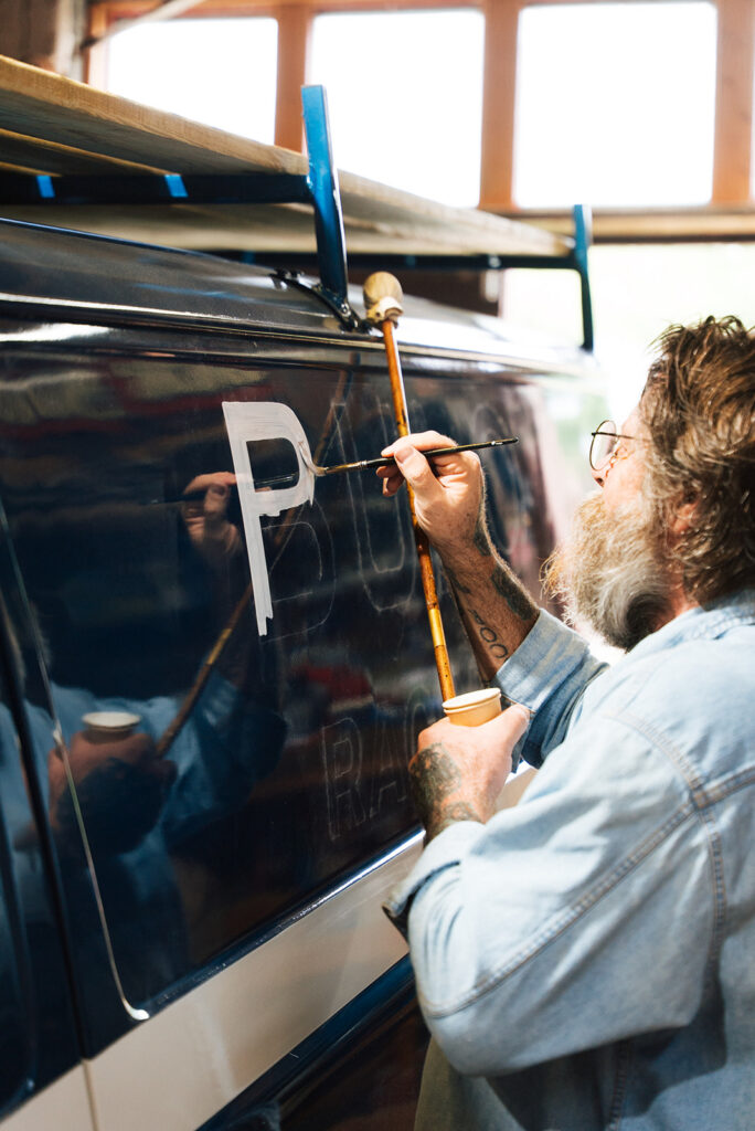 Project Car: Hand-Painting The 1962 Ford Econoline Bulova Racing Support Van