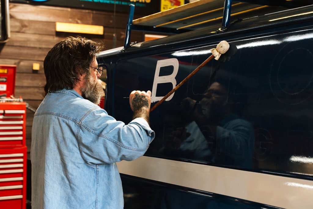 Project Car: Hand-Painting the 1962 Ford Econoline Bulova Racing Support Van