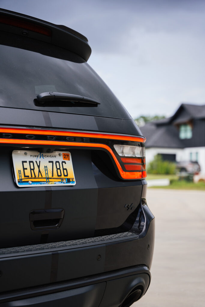 The 2026 Dodge Durango R/T 392 Blacktop combines a 475-horsepower HEMI V8, three-row seating, AWD, and 8,700 pounds of towing capacity.