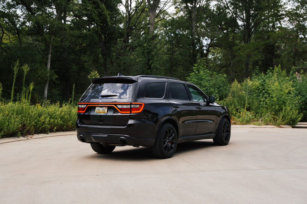 The 2026 Dodge Durango R/T 392 Blacktop combines a 475-horsepower HEMI V8, three-row seating, AWD, and 8,700 pounds of towing capacity.