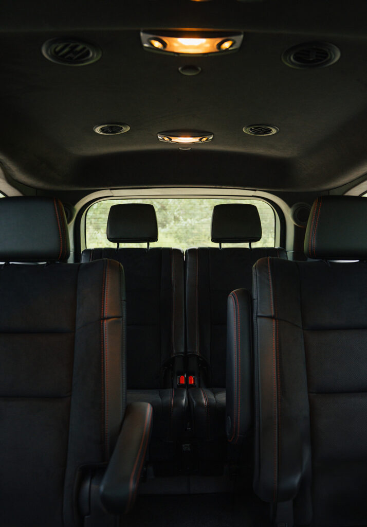 The 2026 Dodge Durango R/T 392 Blacktop combines a 475-horsepower HEMI V8, three-row seating, AWD, and 8,700 pounds of towing capacity.