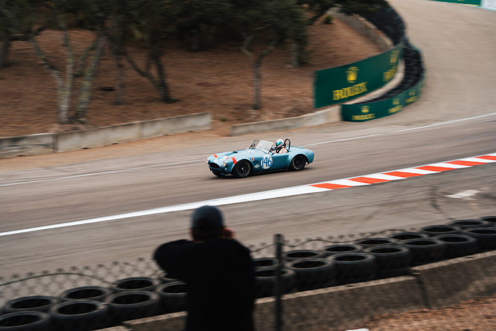 Shelby Cobra CSX2323 survived the 1964 Targa Florio with Dan Gurney and Jerry Grant. More than 60 years later, it returned to competition at Laguna Seca.