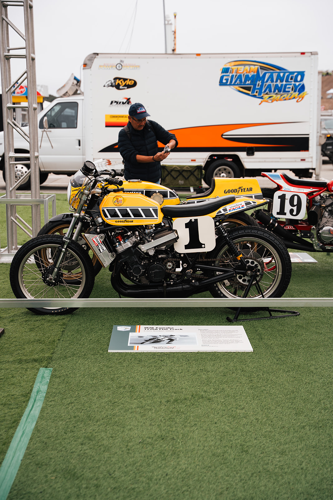 Cars did not have a monopoly on the weekend's nostalgia. For the first time in nearly two decades, all six living American 500cc World Grand Prix Champions were reunited at Laguna Seca: Kenny Roberts, Freddie Spencer, Eddie Lawson, Wayne Rainey, Kevin Schwantz and Kenny Roberts Jr. Together, those six riders captured 14 of the 23 500cc world championships contested between 1978 and 2000.